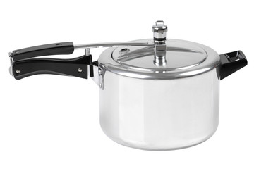 High pressure aluminum cooking pot with safety cover