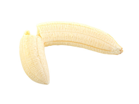 Peeled banana