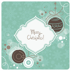 Naklejka premium Vintage Christmas background