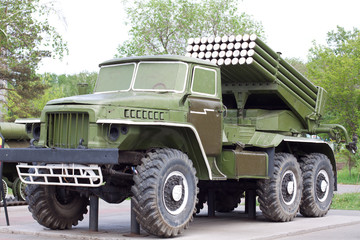 Obraz premium BM21 fighting machine, complex GRAD