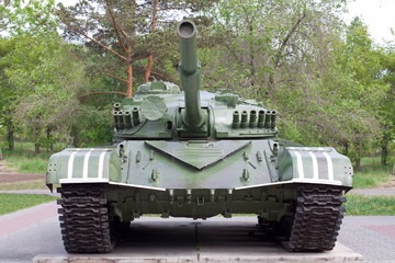 T72 tank museum exhibit