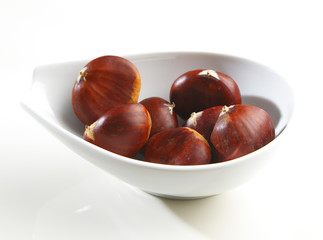 Chestnuts in bowl