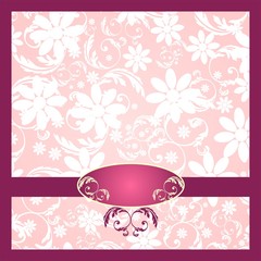 Elegant Flower Decoration - pink