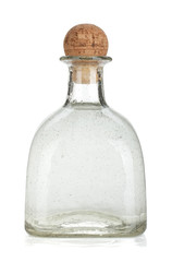 Bottle of silver tequila
