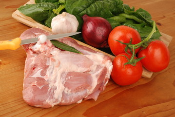 TURKEY WITH SPINACH
