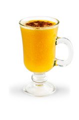 mulled wine isolated on white background