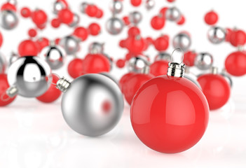 Christmas baubles elements