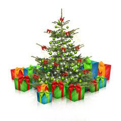 Geschenke unterm Weihnachtsbaum