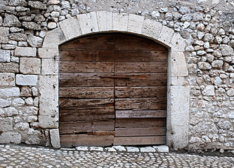 old Wooden Door , italy