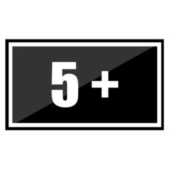 Restriction on age 5+