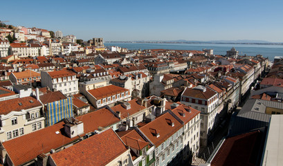 Fototapeta na wymiar Lizbona panoramiczny