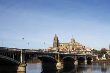 Fototapeta na wymiar Kathedrale in Salamanca in Spanien