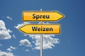 Da trennt sich die Spreu vom Weizen