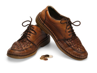 Old man's shoes