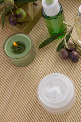 Face Cream and Olives Spa Set