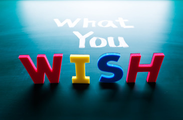 What you wish concept