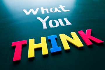 What you think concept