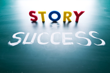 Story of success concept