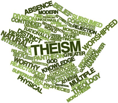 Word cloud for Theism