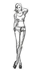 SKETCH. fashion girls