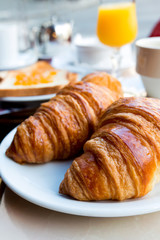 coffee and croissants
