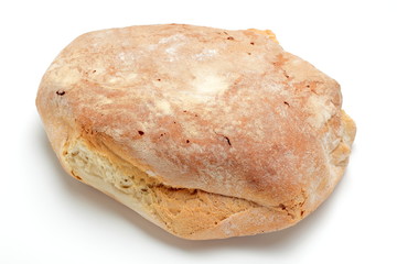 PANE TOSCANO SU SFONDO BIANCO