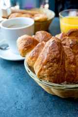 coffee and croissants