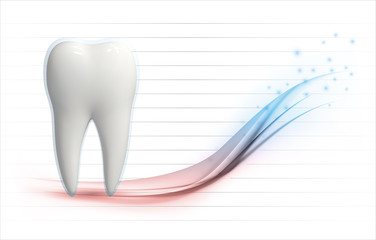 3d tooth health level vector template