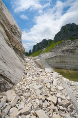 Cava Passo della Focolaccia , Alpi Apuane , Toscana - obrazy, fototapety, plakaty