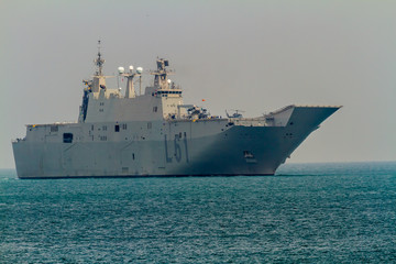 Obraz premium Aircraft carrier L-61 Juan Carlos I