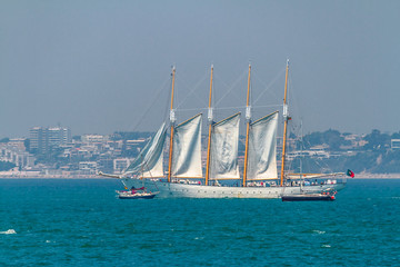 Naklejka premium Ship Santa Maria Manuela