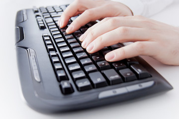 Computer keyboard conceptual image