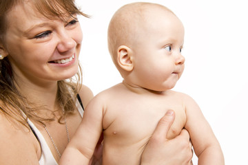 Baby and his mother