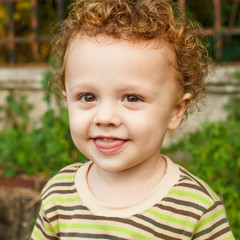 Portrait of happy child