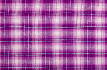 Purple cloth, checkered background