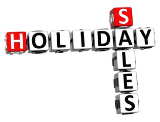 3D Holiday Sales Crossword