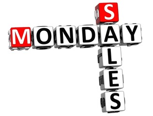 3D Monday Sales Crossword