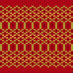 Knitted wool vector background