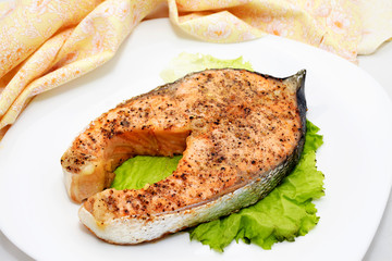 Baked salmon