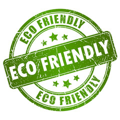 Vector eco friendly stamp