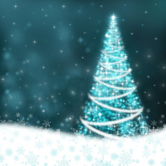 Obraz premium Christmas card