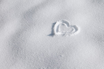 Winter heart sign