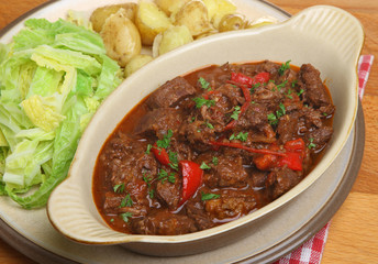 Beef Stew with Vegetables Meal