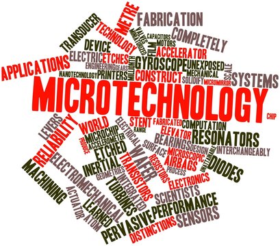Word cloud for Microtechnology