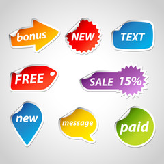 set stickers