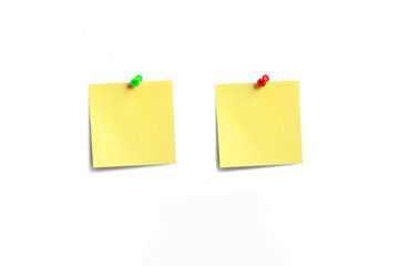 Deux post-it vierge
