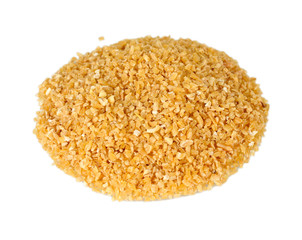 a handful of arnautka isolated on white