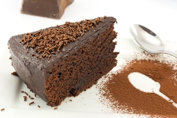 mud cake, chocolate cake