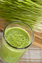 Green Organic Wheat Grass Shot