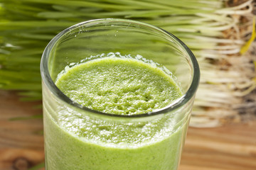 Green Organic Wheat Grass Shot